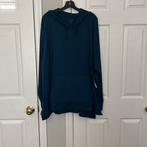 Nike Yoga teal hoodie size 3x - Picture 1 of 5